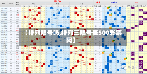 【排列限号吗,排列三限号表500彩票网】