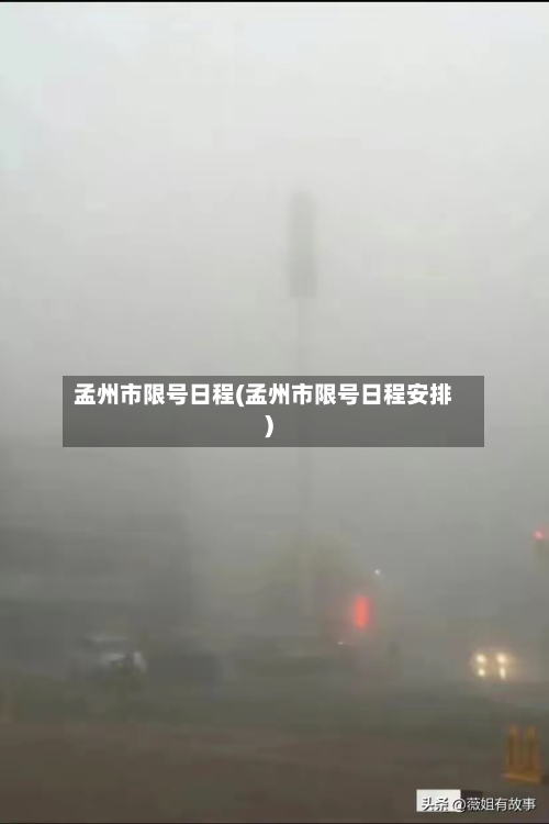 孟州市限号日程(孟州市限号日程安排)-第2张图片