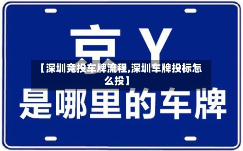 【深圳竞投车牌流程,深圳车牌投标怎么投】-第2张图片