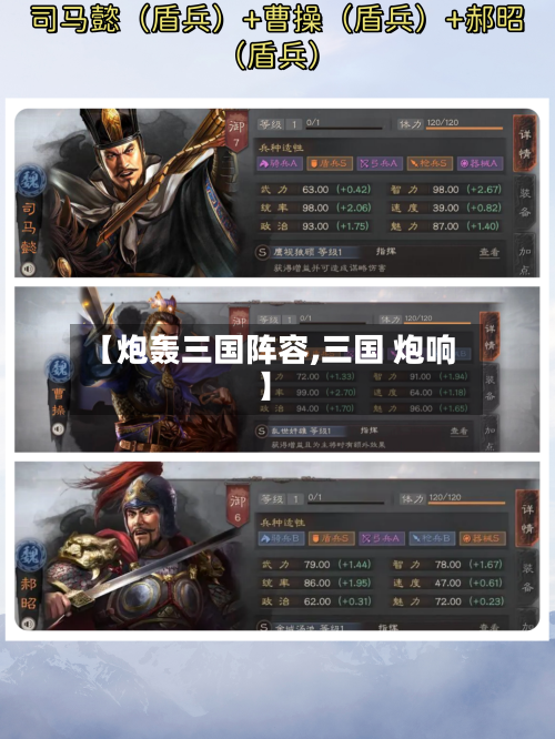 【炮轰三国阵容,三国 炮响】-第3张图片