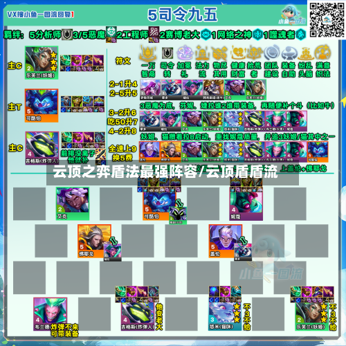云顶之弈盾法最强阵容/云顶盾盾流
