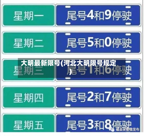 大明最新限号(河北大明限号规定)-第2张图片