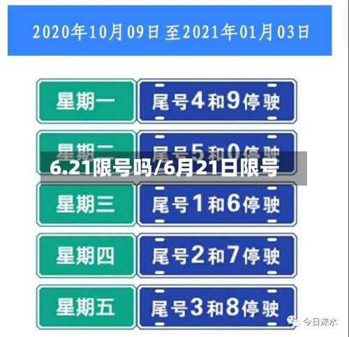 6.21限号吗/6月21日限号-第2张图片