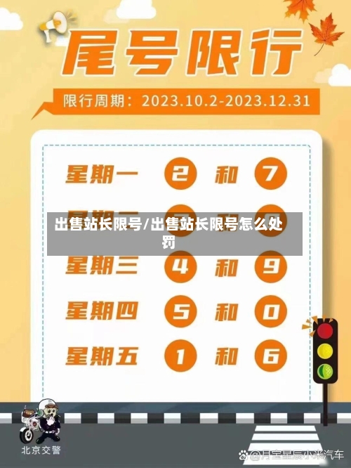 出售站长限号/出售站长限号怎么处罚-第2张图片