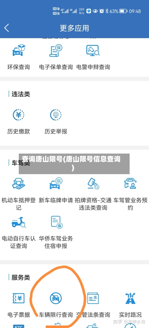 查询唐山限号(唐山限号信息查询)