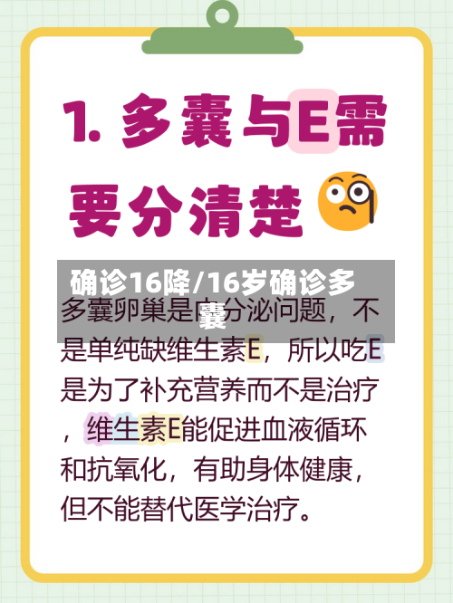 确诊16降/16岁确诊多囊-第2张图片