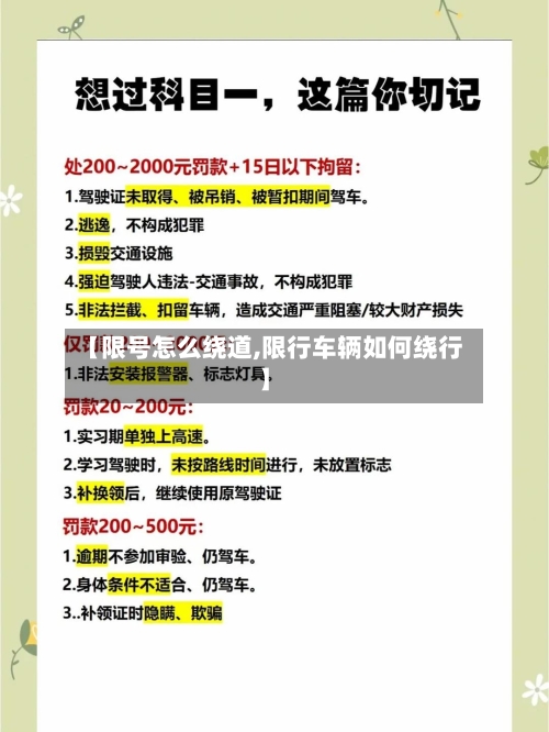 【限号怎么绕道,限行车辆如何绕行】