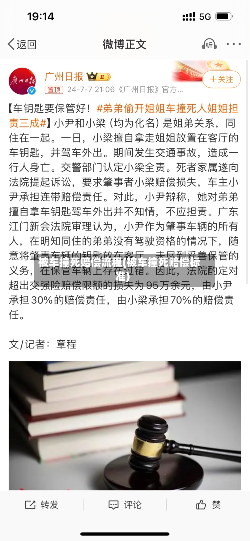 被车撞死赔偿流程(被车撞死赔偿标准)-第2张图片