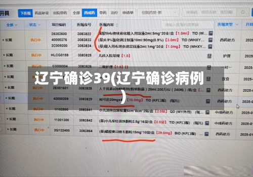 辽宁确诊39(辽宁确诊病例)-第3张图片