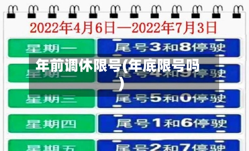 年前调休限号(年底限号吗)