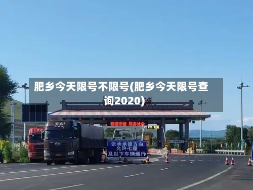 肥乡今天限号不限号(肥乡今天限号查询2020)