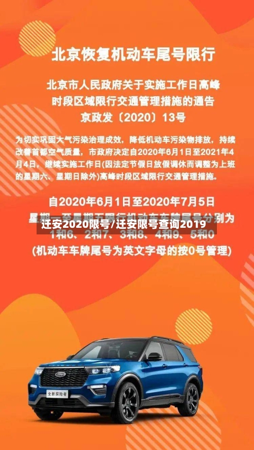 迁安2020限号/迁安限号查询2019