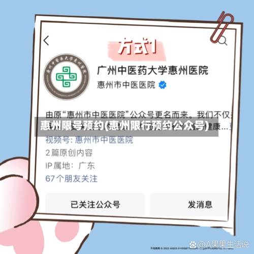 惠州限号预约(惠州限行预约公众号)