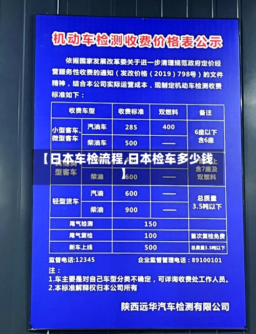 【日本车检流程,日本检车多少钱】