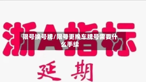 限号换号牌/限号更换车牌号需要什么手续-第3张图片