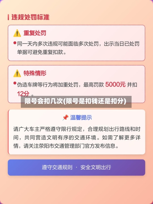 限号会扣几次(限号是扣钱还是扣分)-第2张图片