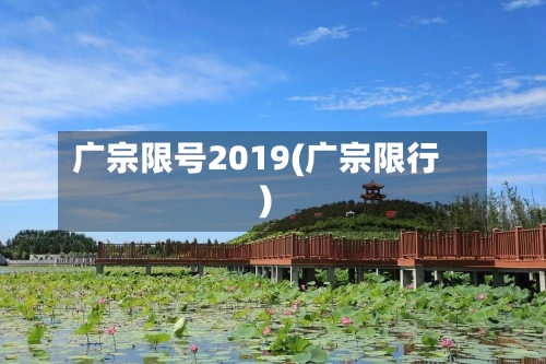 广宗限号2019(广宗限行)