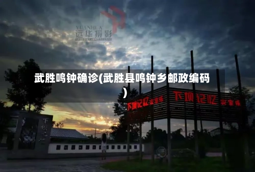 武胜鸣钟确诊(武胜县鸣钟乡邮政编码)