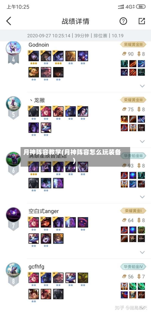 月神阵容教学(月神阵容怎么玩装备)