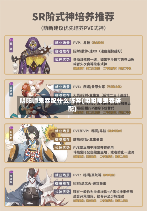 阴阳师鬼吞配什么阵容(阴阳师鬼吞搭配)