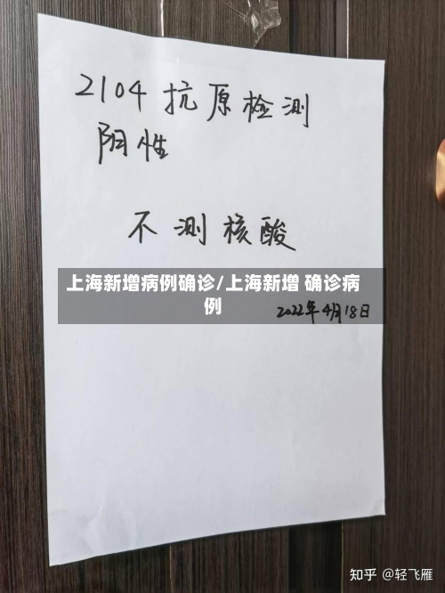 上海新增病例确诊/上海新增 确诊病例-第2张图片