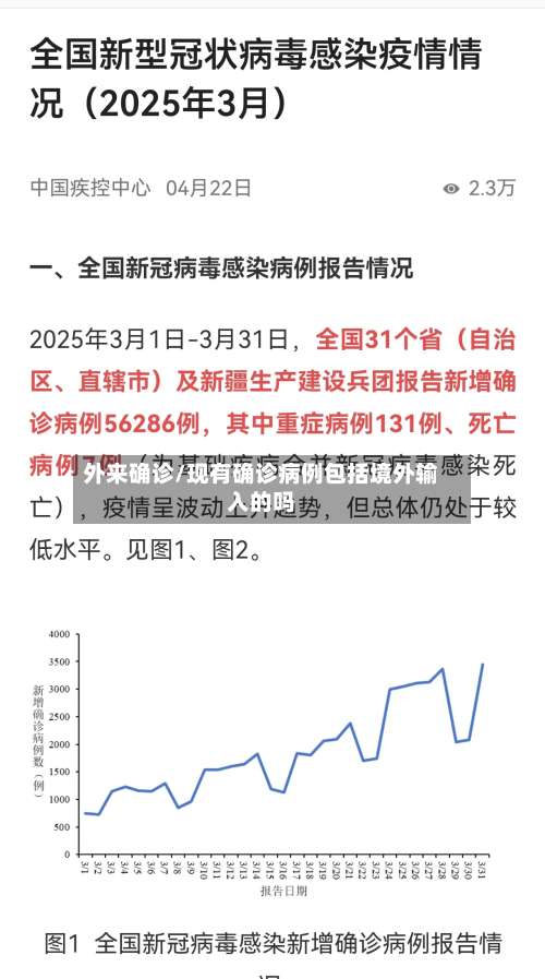 外来确诊/现有确诊病例包括境外输入的吗