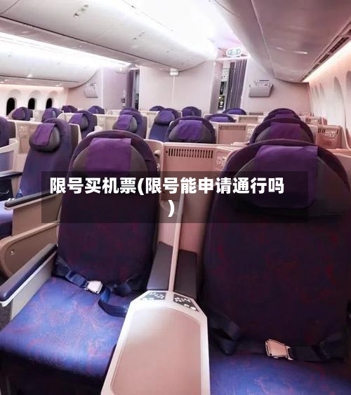 限号买机票(限号能申请通行吗)