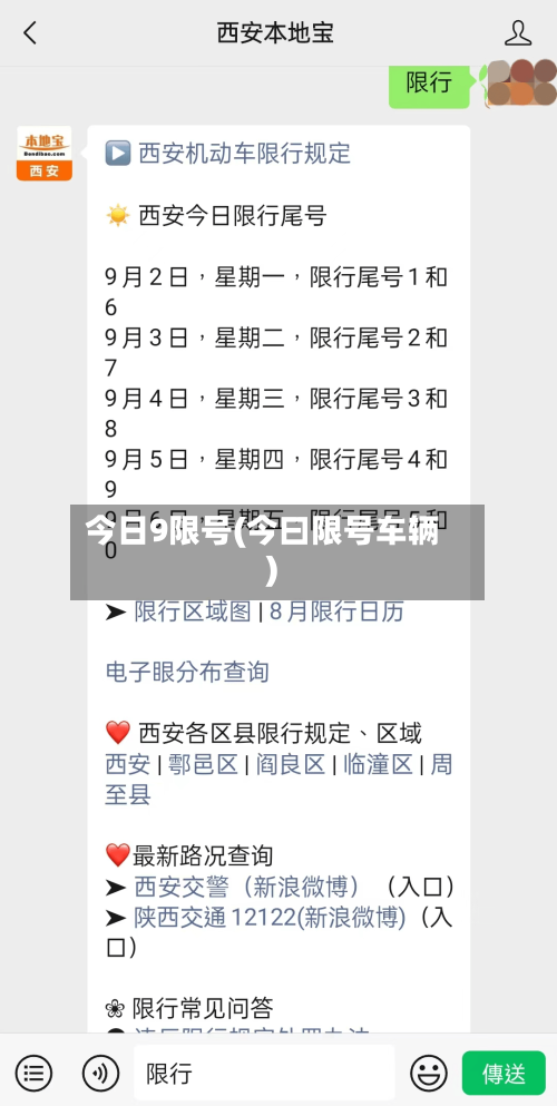 今日9限号(今曰限号车辆)-第2张图片