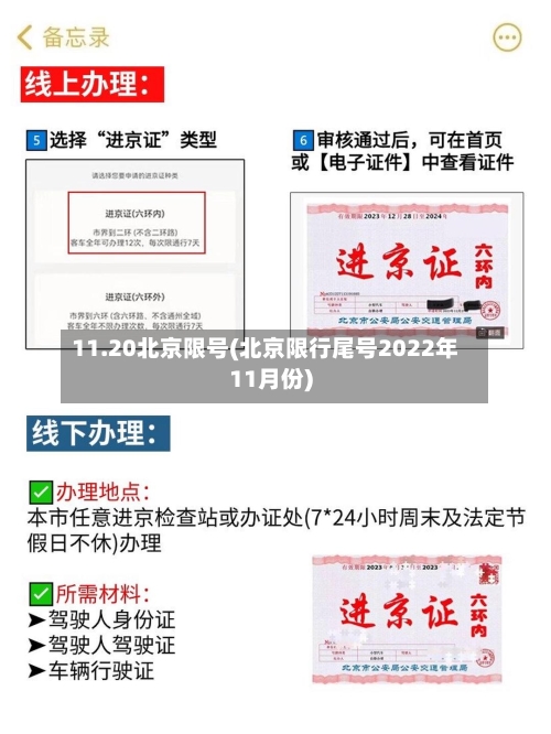 11.20北京限号(北京限行尾号2022年11月份)-第2张图片
