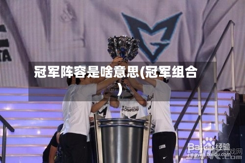 冠军阵容是啥意思(冠军组合)