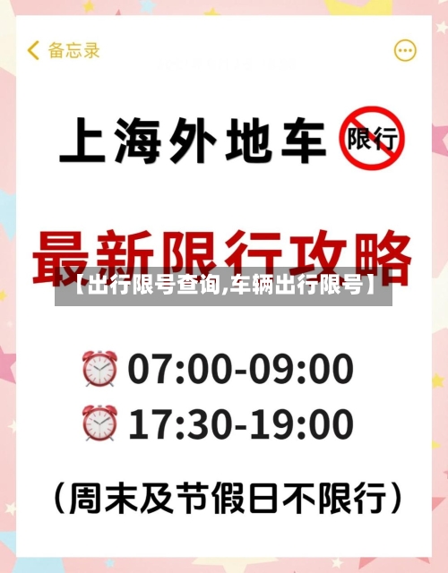 【出行限号查询,车辆出行限号】-第2张图片