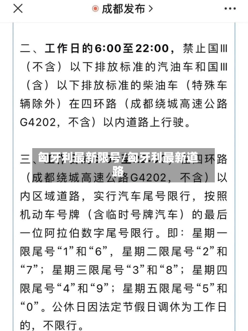 匈牙利最新限号/匈牙利最新道路
