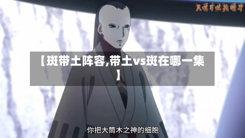 【斑带土阵容,带土vs斑在哪一集】-第2张图片