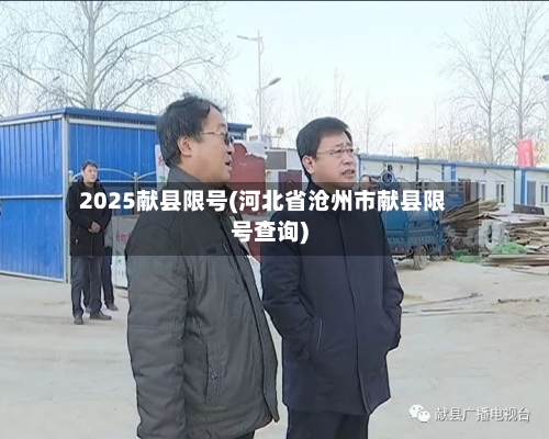 2025献县限号(河北省沧州市献县限号查询)-第3张图片