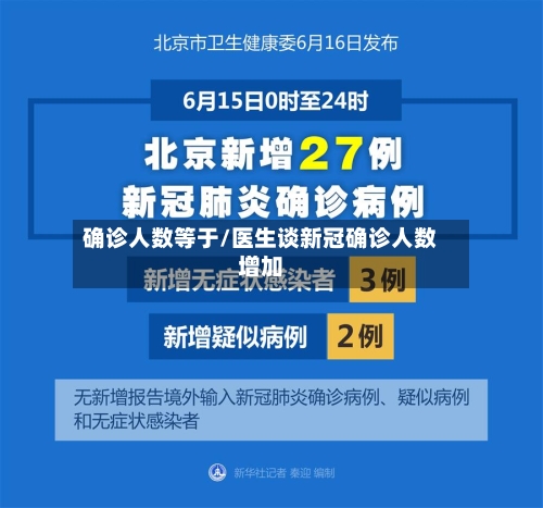 确诊人数等于/医生谈新冠确诊人数增加