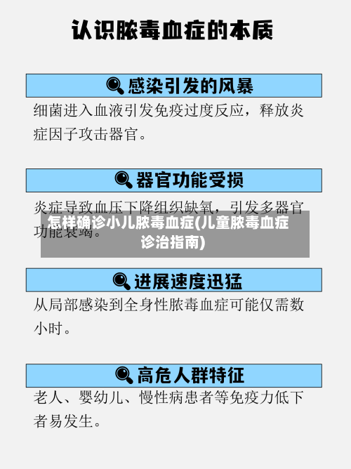 怎样确诊小儿脓毒血症(儿童脓毒血症诊治指南)-第2张图片