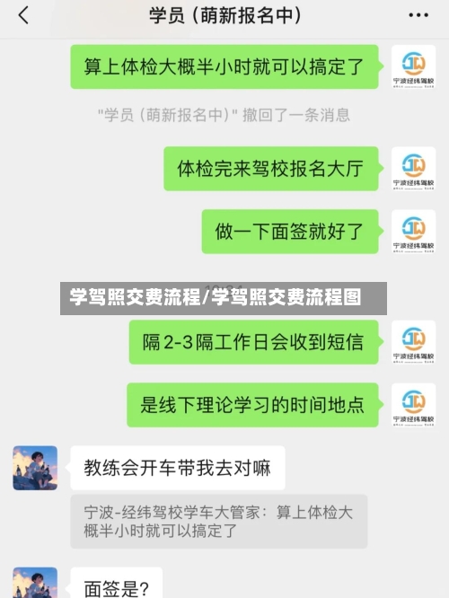 学驾照交费流程/学驾照交费流程图