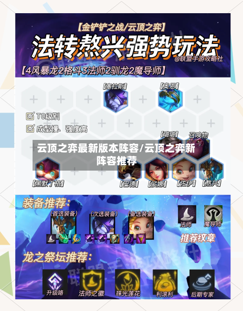 云顶之弈最新版本阵容/云顶之弈新阵容推荐