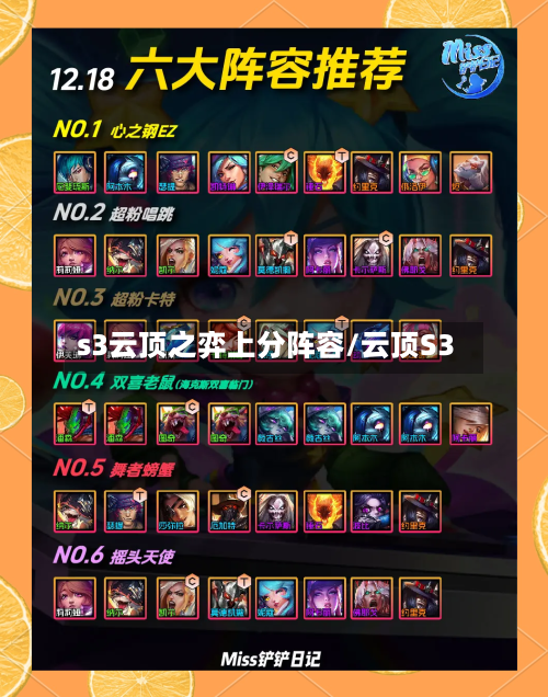 s3云顶之弈上分阵容/云顶S3-第2张图片