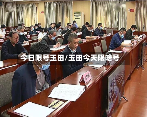 今日限号玉田/玉田今天限啥号-第3张图片