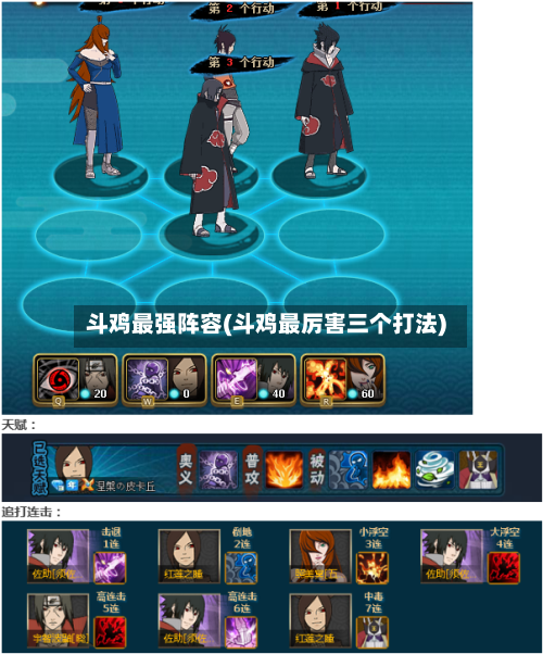斗鸡最强阵容(斗鸡最厉害三个打法)