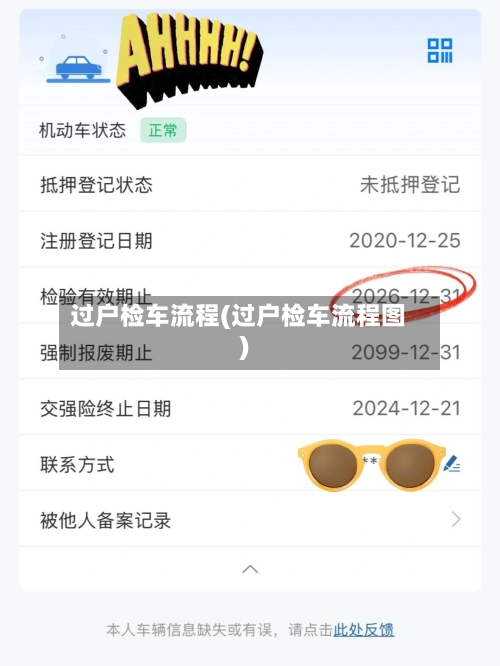过户检车流程(过户检车流程图)-第2张图片