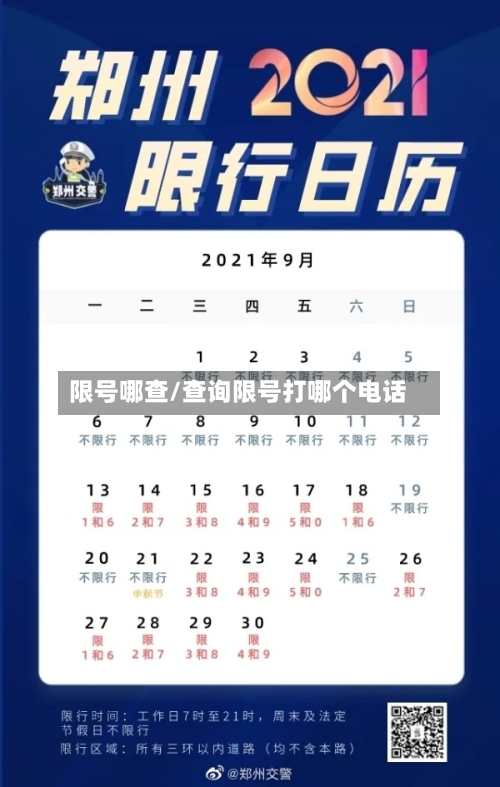 限号哪查/查询限号打哪个电话-第2张图片