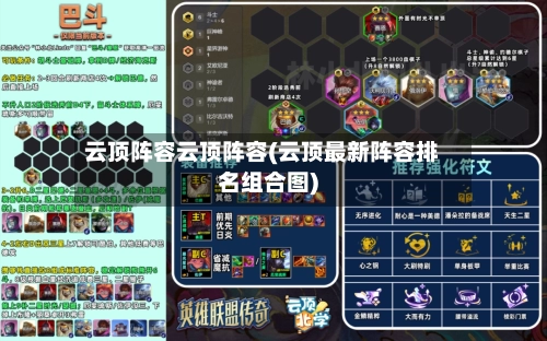 云顶阵容云顶阵容(云顶最新阵容排名组合图)-第2张图片