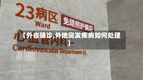 【外省确诊,外地突发疾病如何处理】-第3张图片