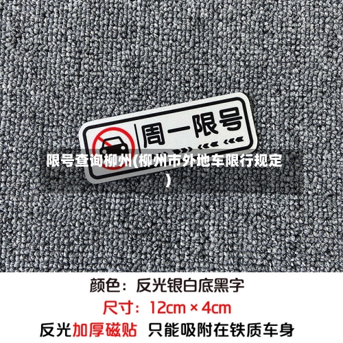 限号查询柳州(柳州市外地车限行规定)-第2张图片