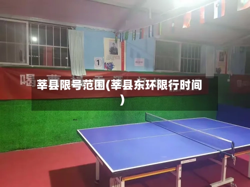 莘县限号范围(莘县东环限行时间)-第2张图片
