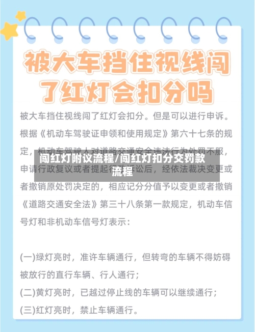闯红灯附议流程/闯红灯扣分交罚款流程-第3张图片