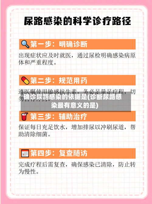 确诊尿路感染的依据是(诊断尿路感染最有意义的是)-第2张图片