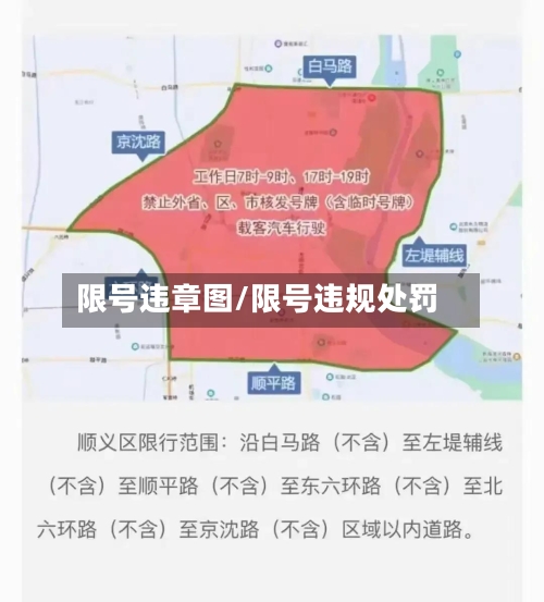 限号违章图/限号违规处罚